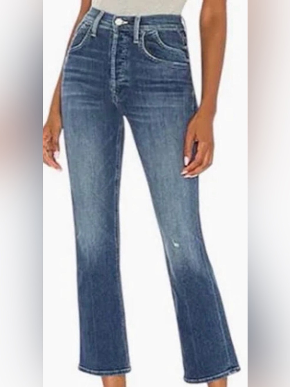 Mother Jeans The Stash Tripper Ankle High Rise Straight Denim Getalongs 26 NWT